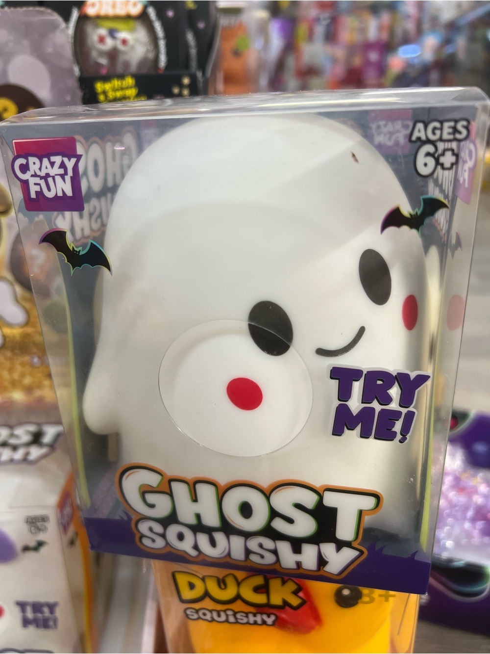 Ghost Squishy Toy - White for boys